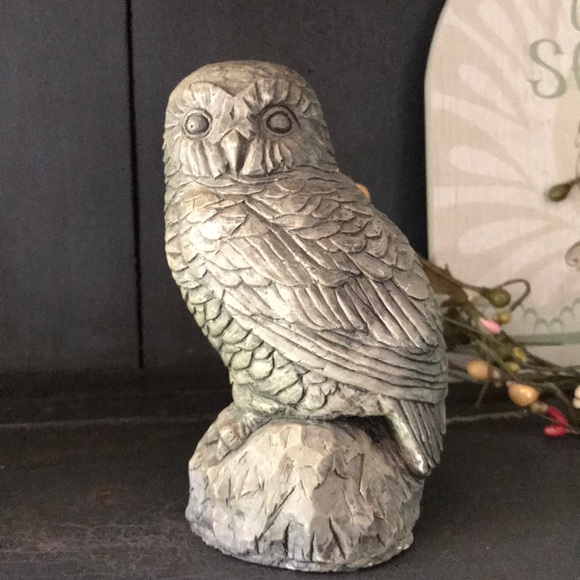 Other - Hand carved Alaskan glacial salt owl figurine